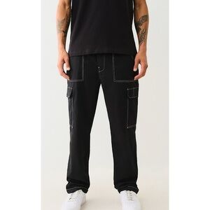 True Religion Cargo Pants Sz 31 Black